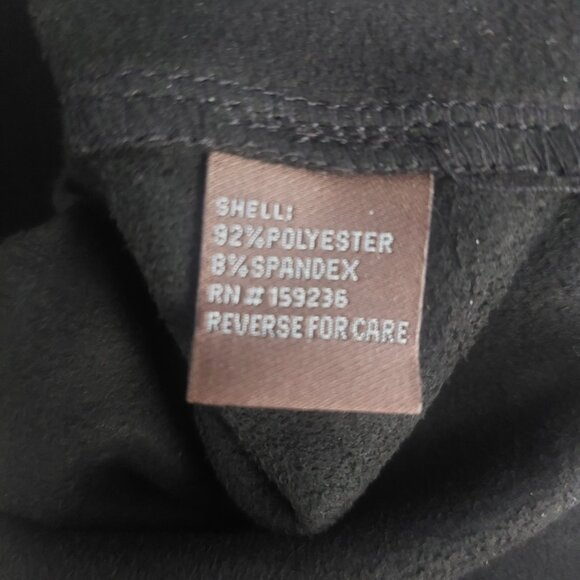 J. McLaughlin Black Shift Dress Large Knee Length Mock Neckline Minimalist Chic - Picture 7 of 9